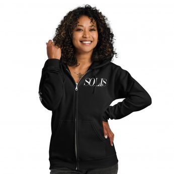 Solis Magazine Unisex heavy blend zip hoodie