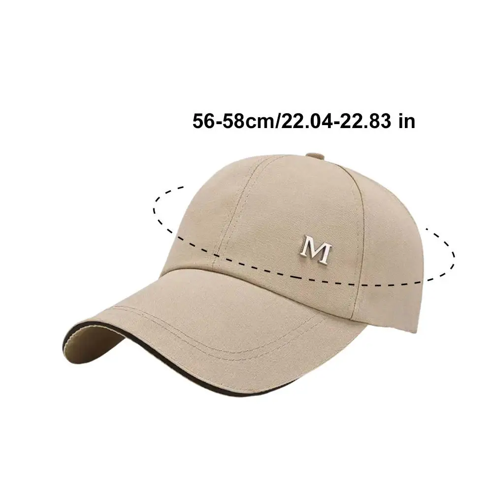 Baseball Cap M Letter Embroidery Pure Color Sun Hat Dad Hats Hip Hop Gorras Trucker Cap Unisex Baseball Cap M Letter Embroidery Pure Color Sun Hat Dad Hats Hip Hop Gorras Trucker Cap Unisex