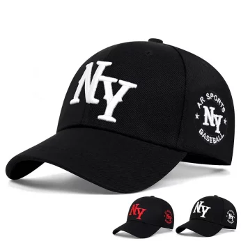 NY Fashion Letter Embroidery Hip Hop Baseball Caps 2025