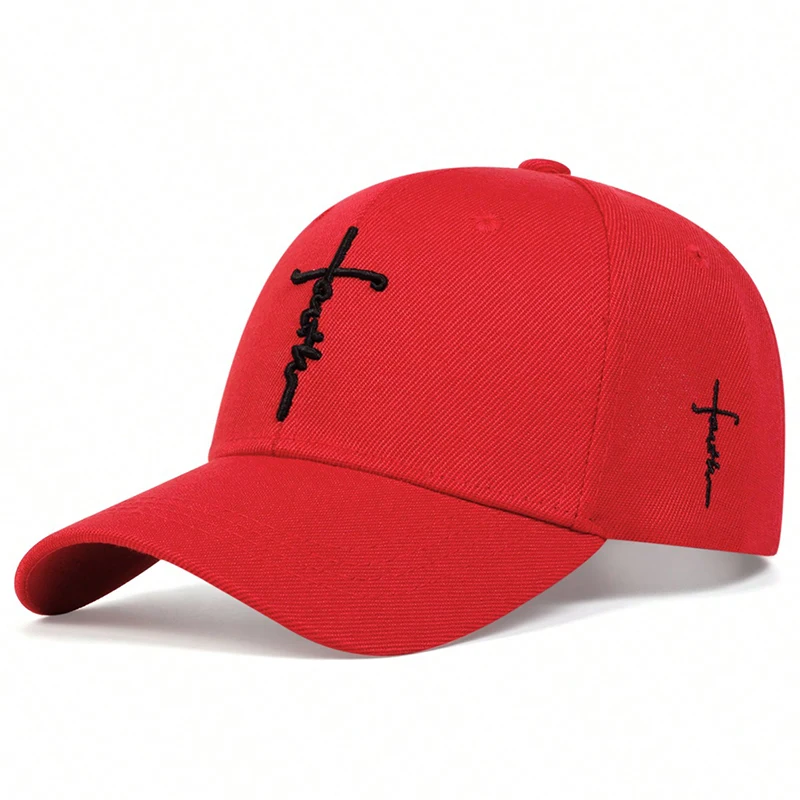 Fashion Faith Embroidery Baseball Cap Men Women Spring Summer 2025 Fashion Faith Embroidery Baseball Cap Men Women Spring Summer 2025