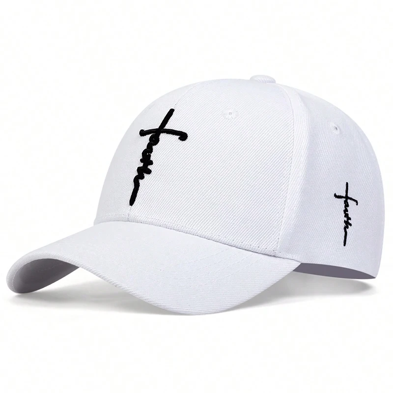 Fashion Faith Embroidery Baseball Cap Men Women Spring Summer 2025 Fashion Faith Embroidery Baseball Cap Men Women Spring Summer 2025