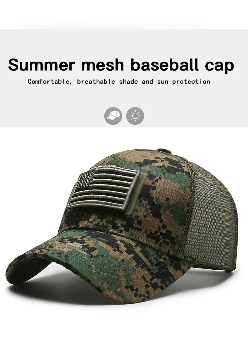 New Mesh Breathable Personality Sticker Embroidery Men Women's Baseball Cap 2025