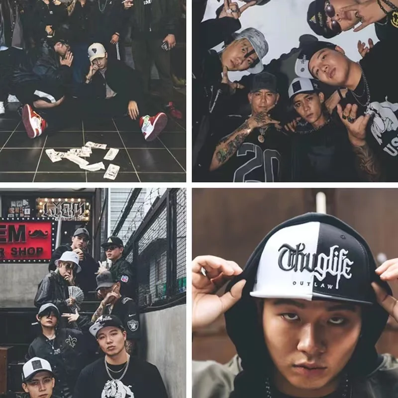2025 Men's Fashion Thief Series Dual Color Block Snapback Cap 2025 Men's Fashion Thief Series Dual Color Block Snapback Cap