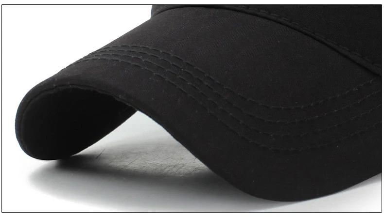 Three Horizontal Lines Embroidery Baseball Spring and Autumn Outdoor Caps 2025