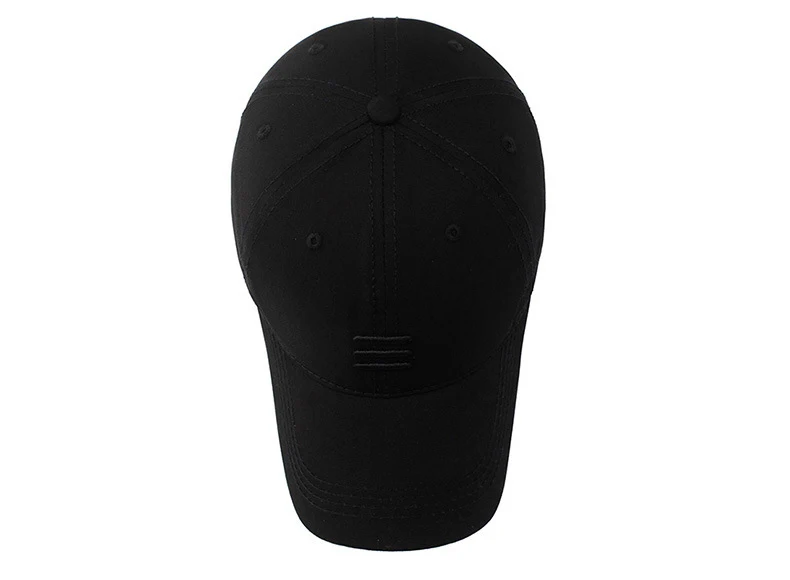 Three Horizontal Lines Embroidery Baseball Spring and Autumn Outdoor Caps 2025