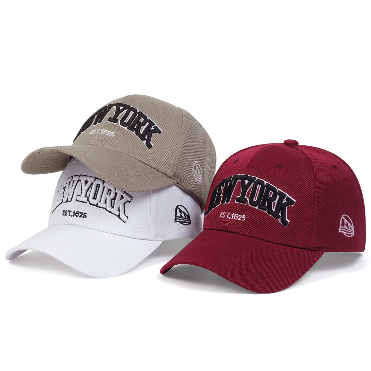 NEW YORK Letter Embroidery Baseball Spring Autumn Caps 2025