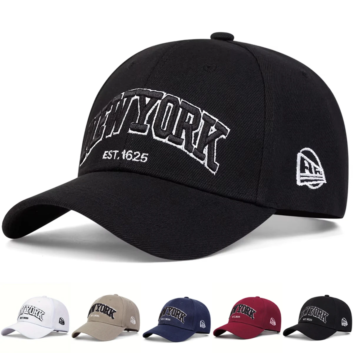 NEW YORK Letter Embroidery Baseball Spring Autumn Caps 2025