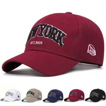 NEW YORK Letter Embroidery Baseball Spring Autumn Caps 2025