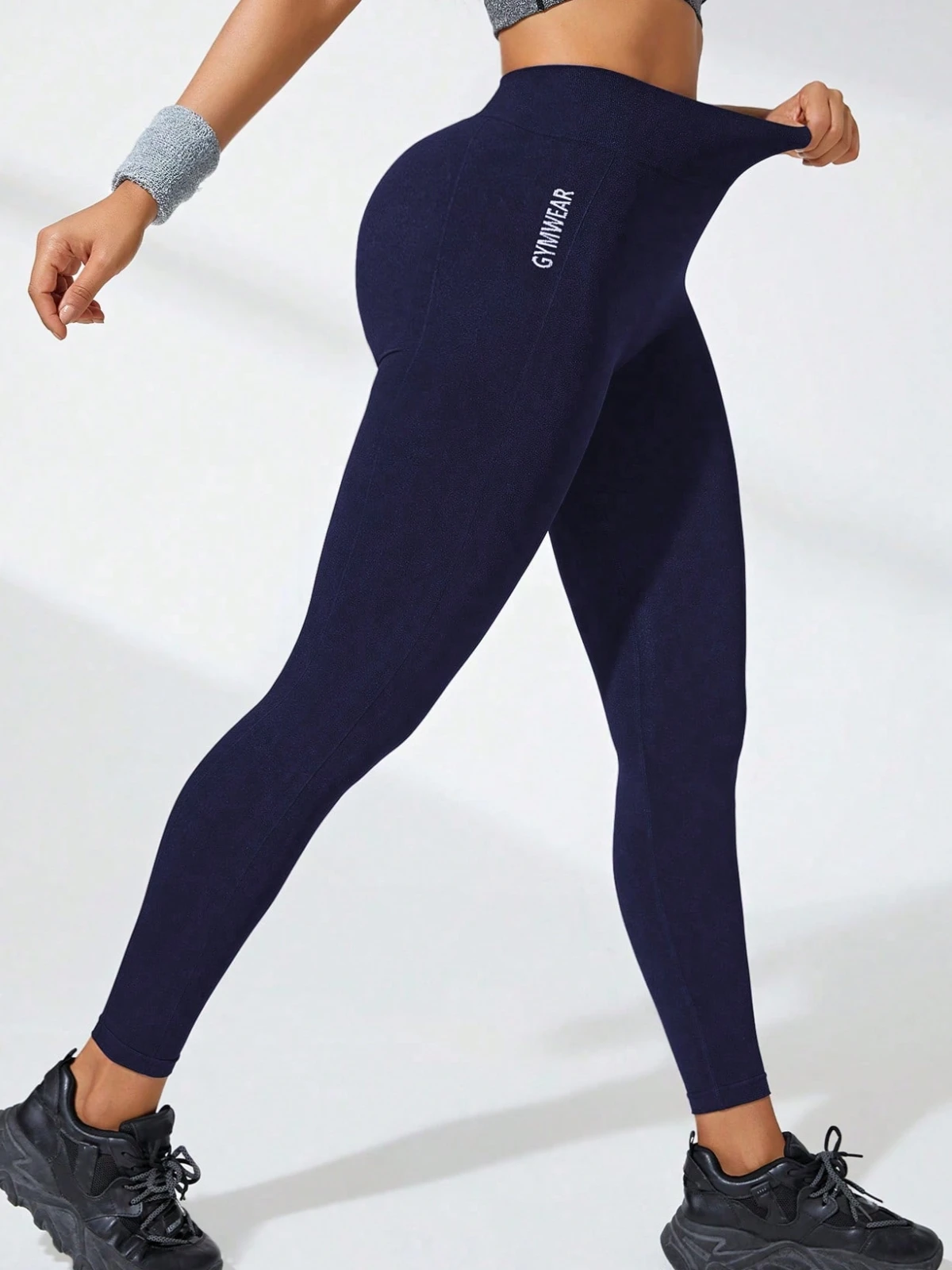 Women's High Waist Yoga Leggings Letter Gym Wear Seamless High Stretchy Butt Lifting Women's High Waist Yoga Leggings Letter Gym Wear Seamless High Stretchy Butt Lifting