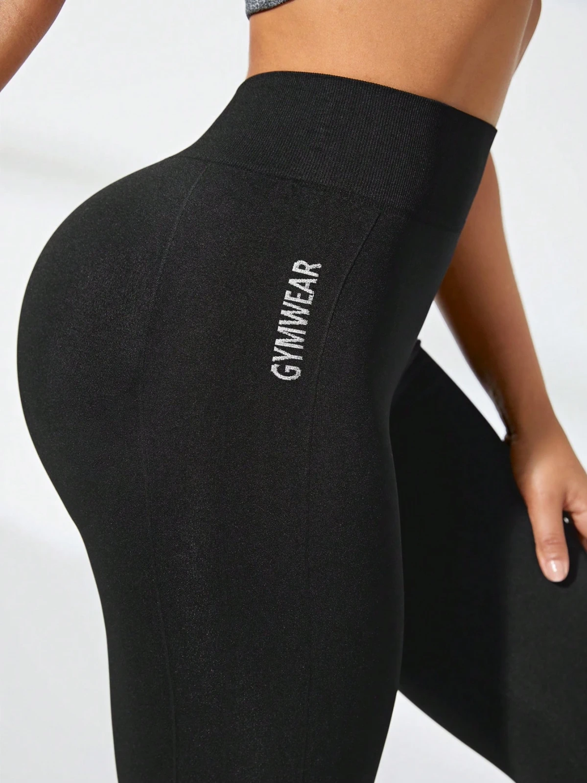 Women's High Waist Yoga Leggings Letter Gym Wear Seamless High Stretchy Butt Lifting Women's High Waist Yoga Leggings Letter Gym Wear Seamless High Stretchy Butt Lifting