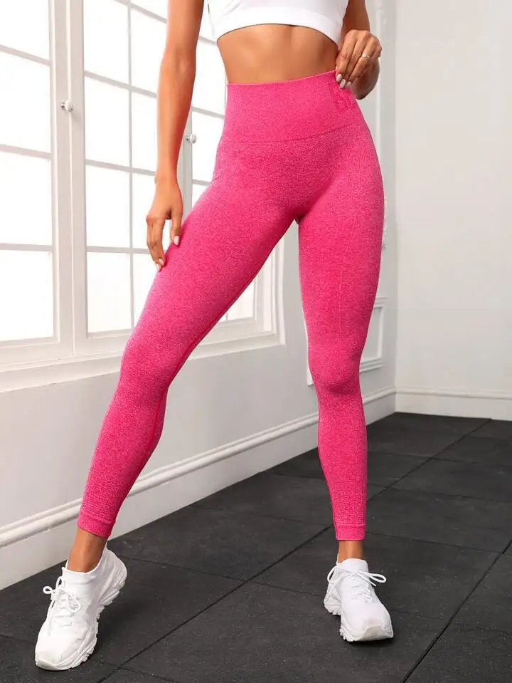 Newest Letter Honey Peach Hip Yoga Pants High Waist Lift Hip Tight Fitness Leggings