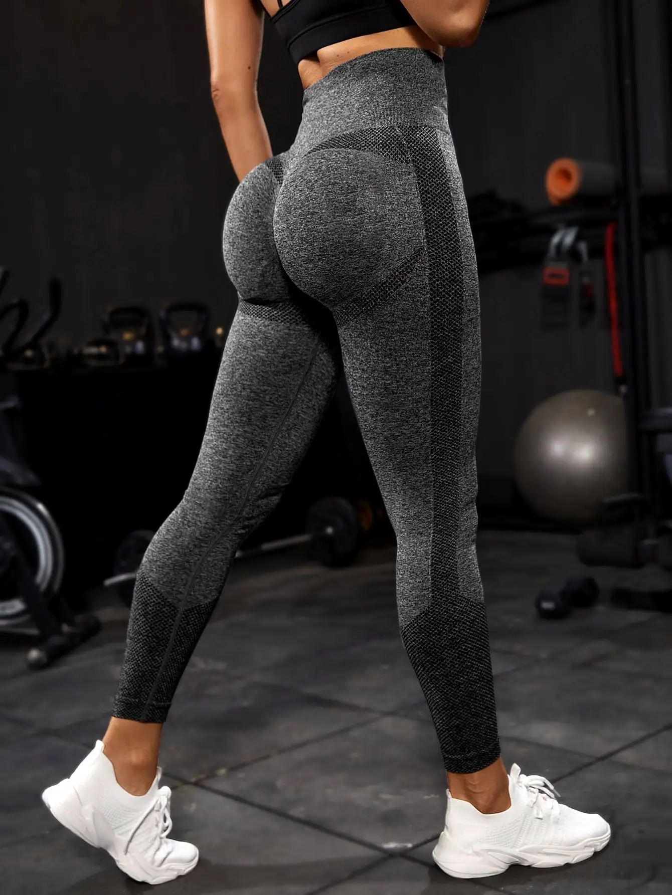 Yoga Sport Women Fitness Seamless Workout Leggings Fashion Push Up Pants - Image 2