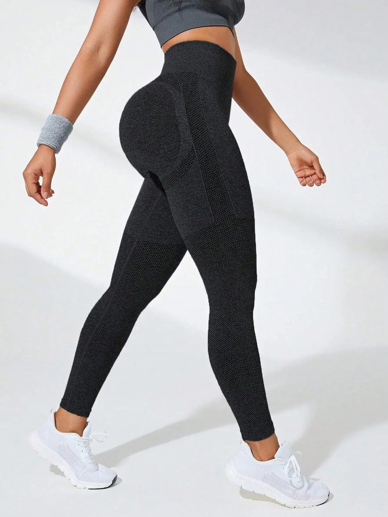Women Seamless Leggings High Waist Fitness Leggings High Elastic Knitting Fashion Sports Pants