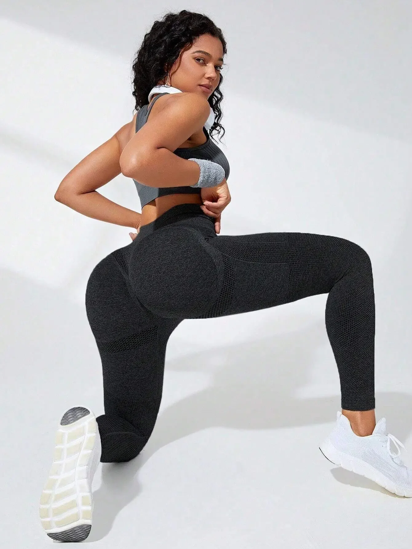 Women Seamless Leggings High Waist Fitness Leggings High Elastic Knitting Fashion Sports Pants