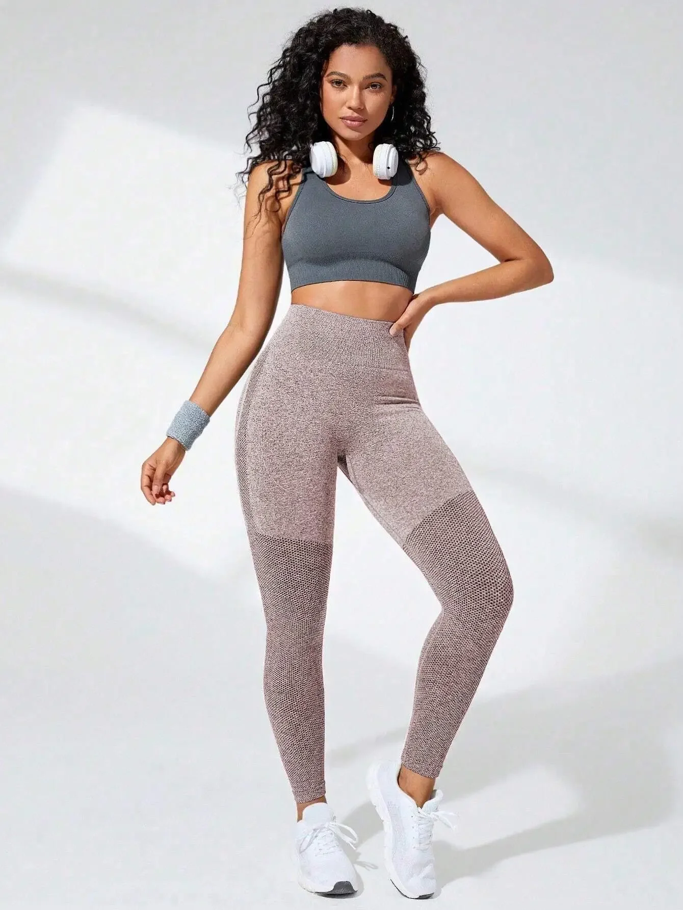 Women Seamless Leggings High Waist Fitness Leggings High Elastic Knitting Fashion Sports Pants