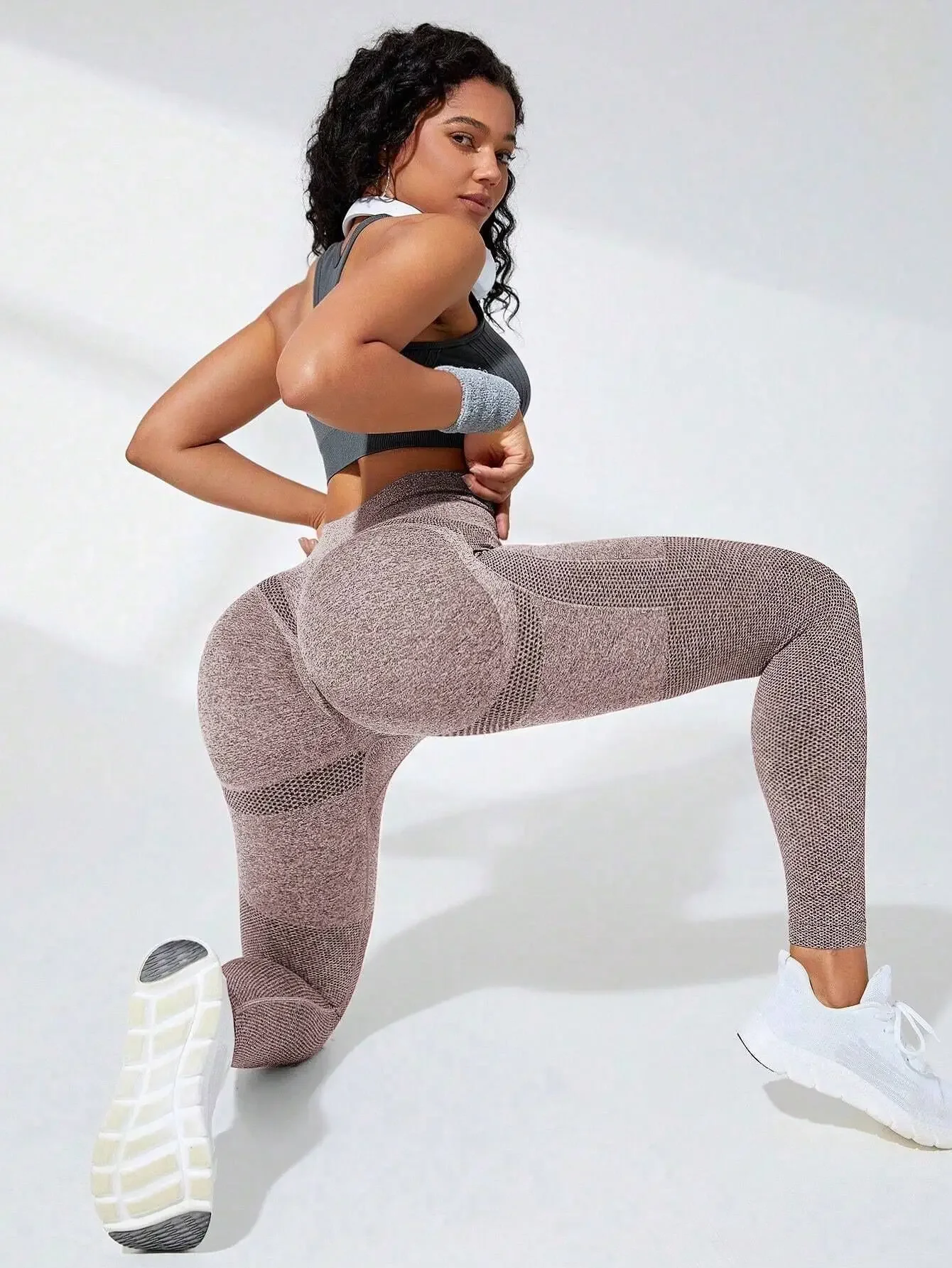 Women Seamless Leggings High Waist Fitness Leggings High Elastic Knitting Fashion Sports Pants