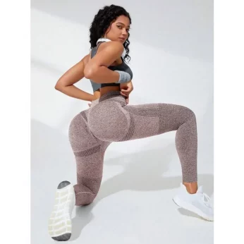 Women Seamless Leggings High Waist Fitness Leggings High Elastic Knitting Fashion Sports Pants