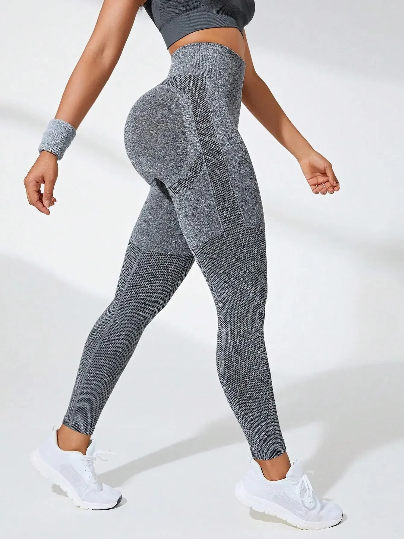 Women Seamless Leggings High Waist Fitness Leggings High Elastic Knitting Fashion Sports Pants