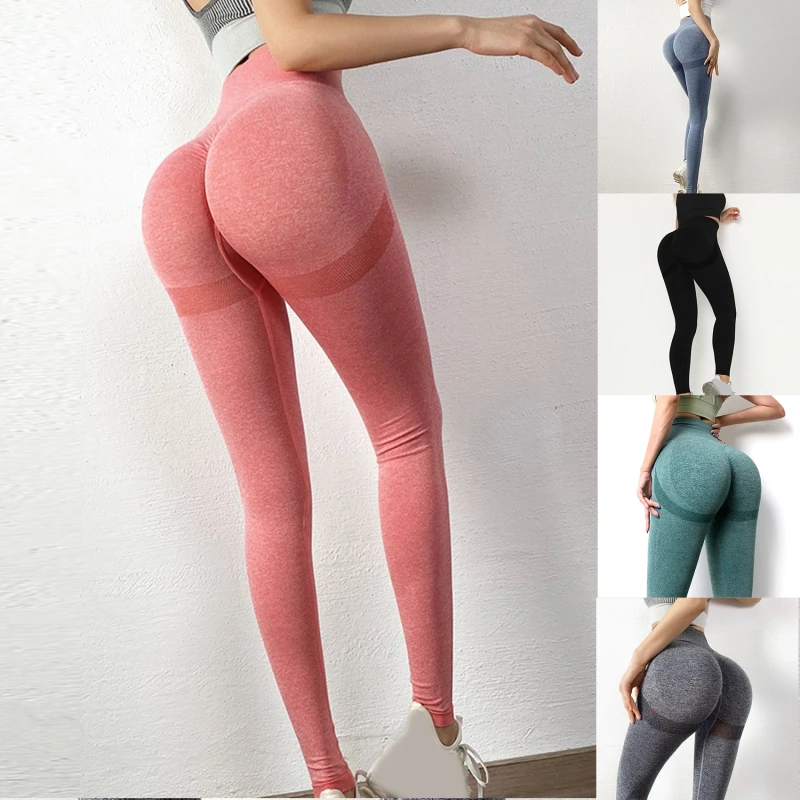 All Season High Quality Yoga Pants Lady High Waist Workout Fitness Lift Butt Fitness Yoga Sportswear