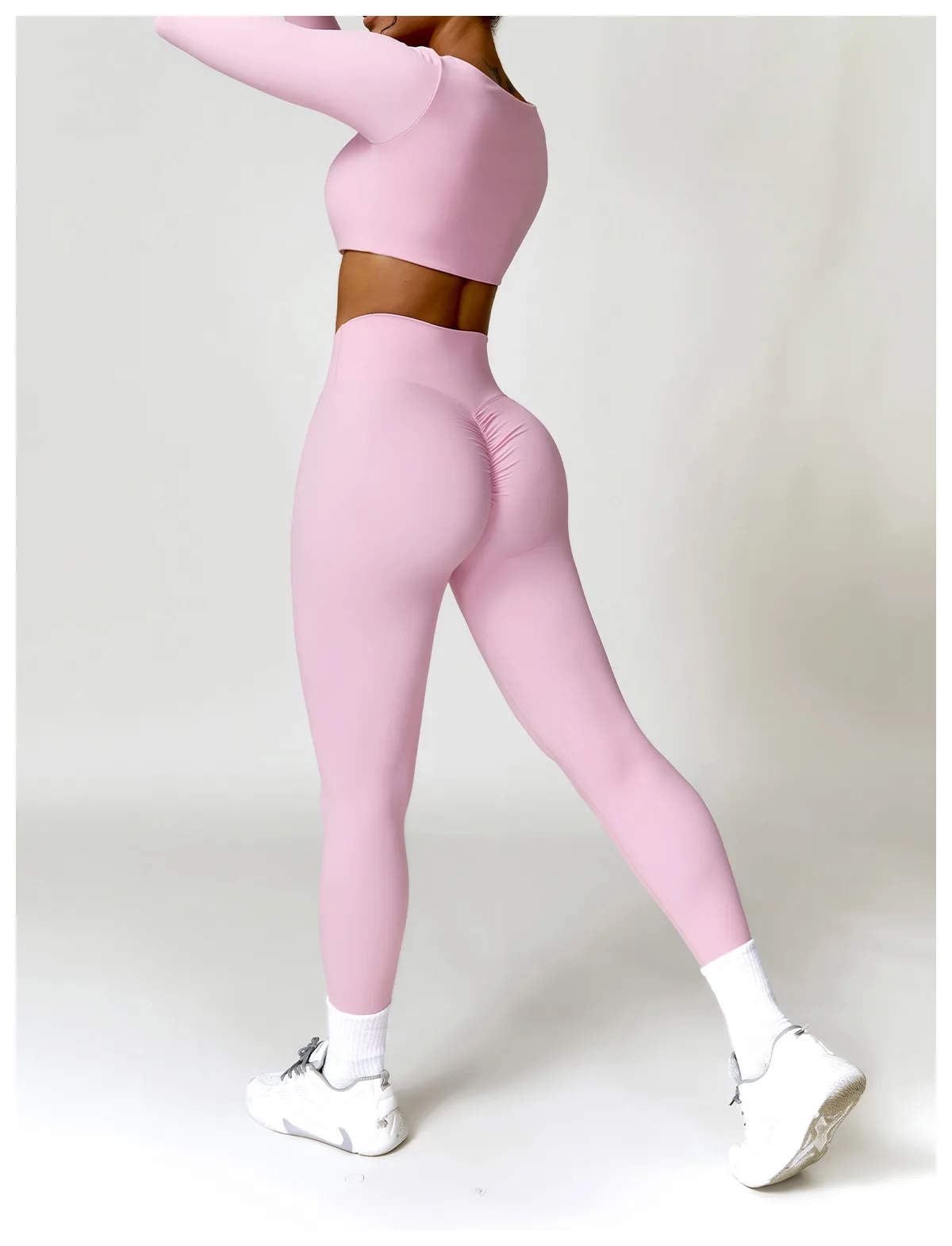 2PC Women's Gym Tracksuit Quick-Drying Yoga & Running Suit 2025