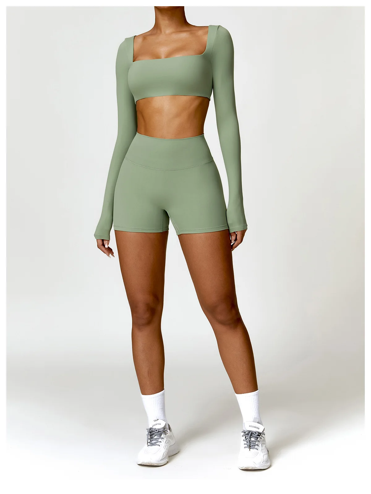 2PC Women's Gym Tracksuit Quick-Drying Yoga & Running Suit 2025