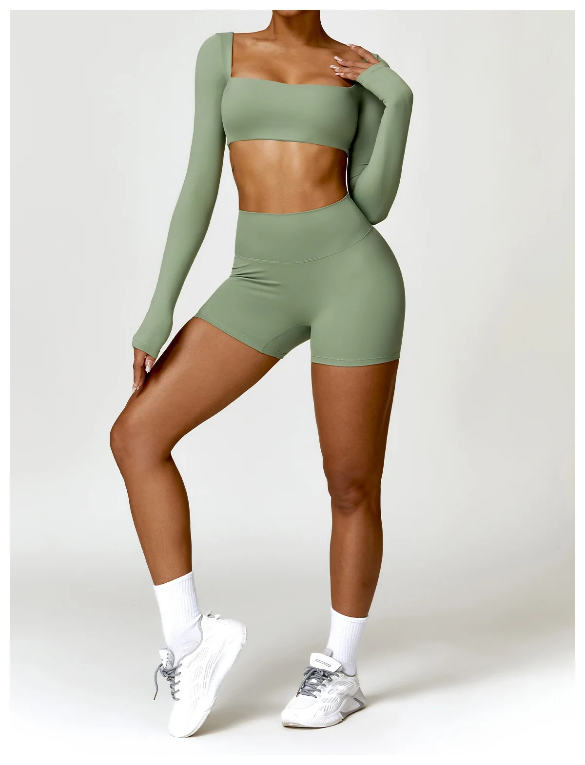 2PC Women's Gym Tracksuit Quick-Drying Yoga & Running Suit 2025