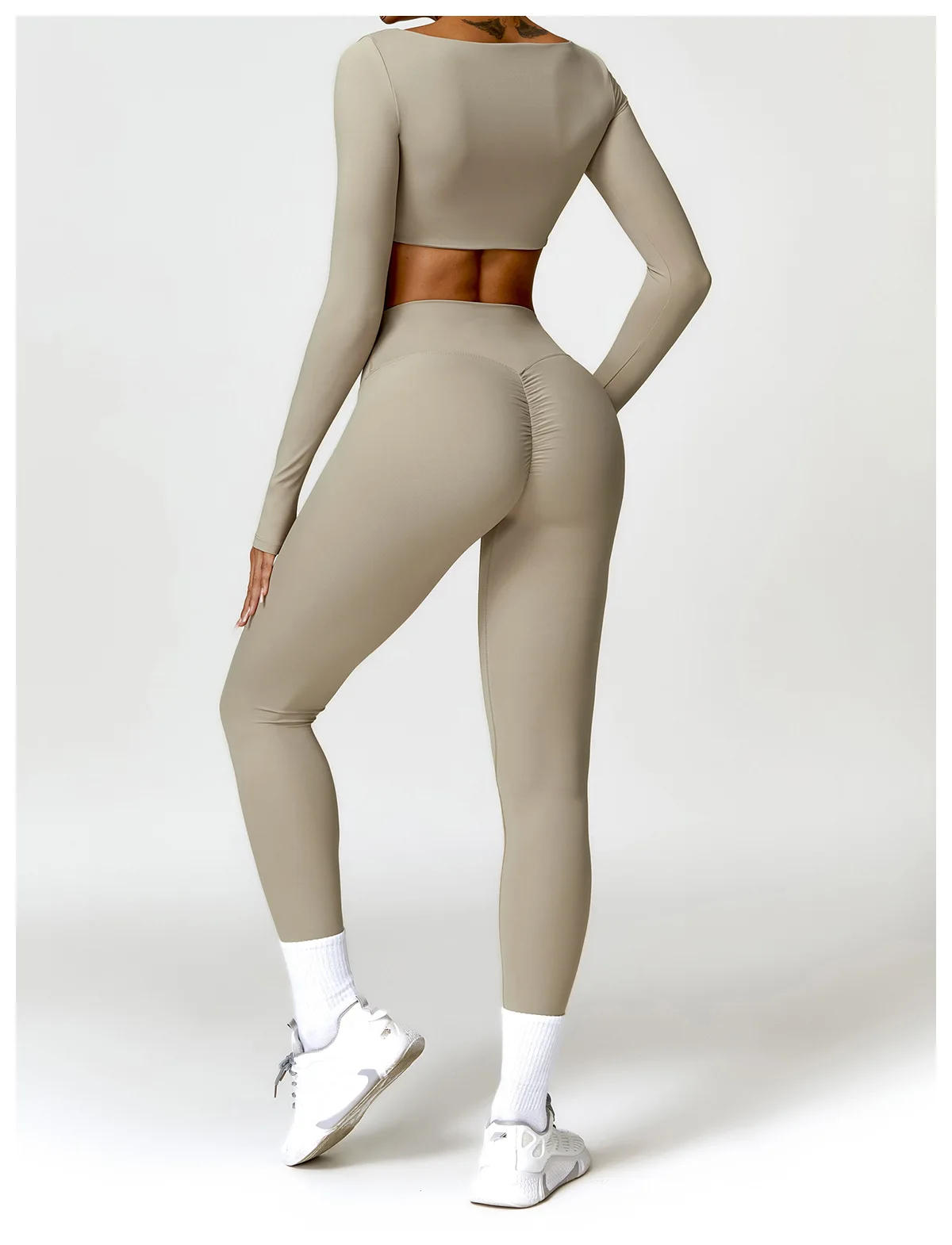 2PC Women's Gym Tracksuit Quick-Drying Yoga & Running Suit 2025
