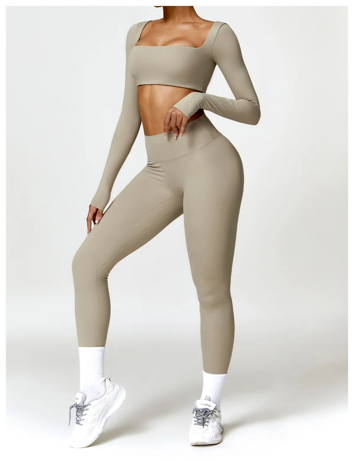 2PC Women's Gym Tracksuit Quick-Drying Yoga & Running Suit 2025