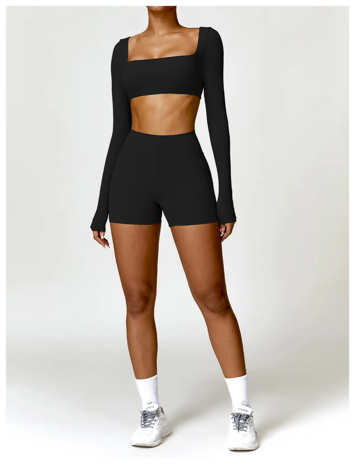 2PC Women's Gym Tracksuit Quick-Drying Yoga & Running Suit 2025