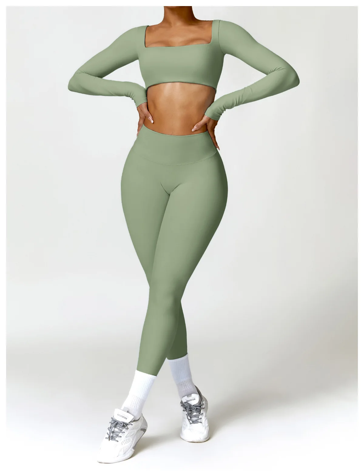 2PC Women's Gym Tracksuit Quick-Drying Yoga & Running Suit 2025