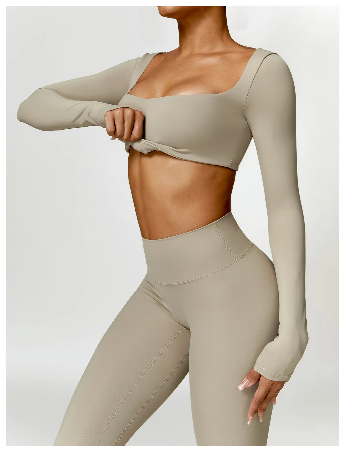 2PC Women's Gym Tracksuit Quick-Drying Yoga & Running Suit 2025