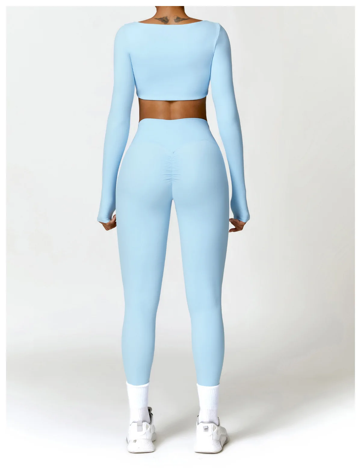 2PC Women's Gym Tracksuit Quick-Drying Yoga & Running Suit 2025