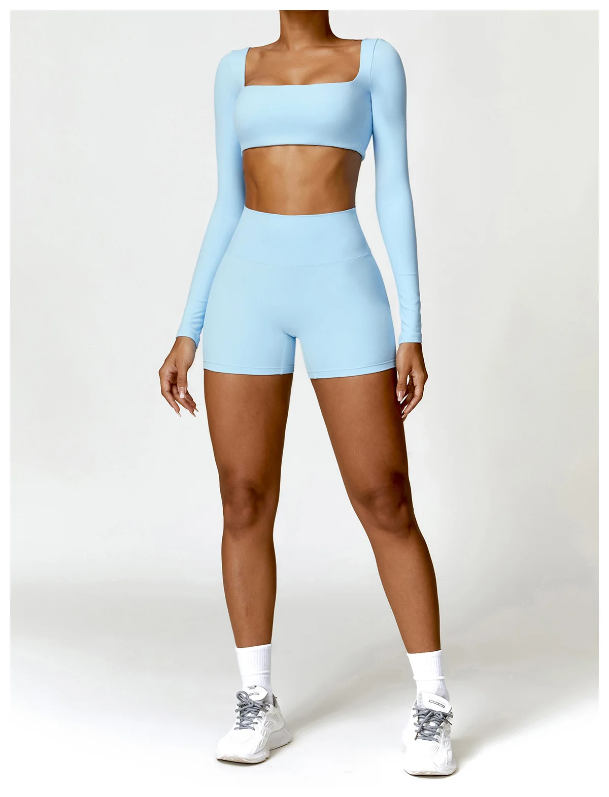 2PC Women's Gym Tracksuit Quick-Drying Yoga & Running Suit 2025