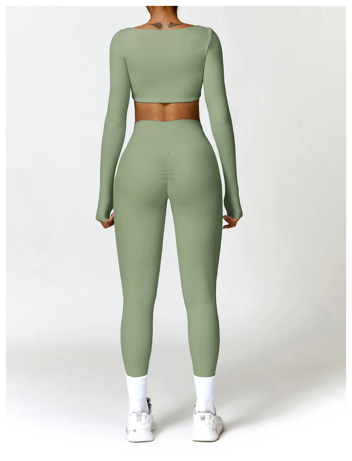2PC Women's Gym Tracksuit Quick-Drying Yoga & Running Suit 2025