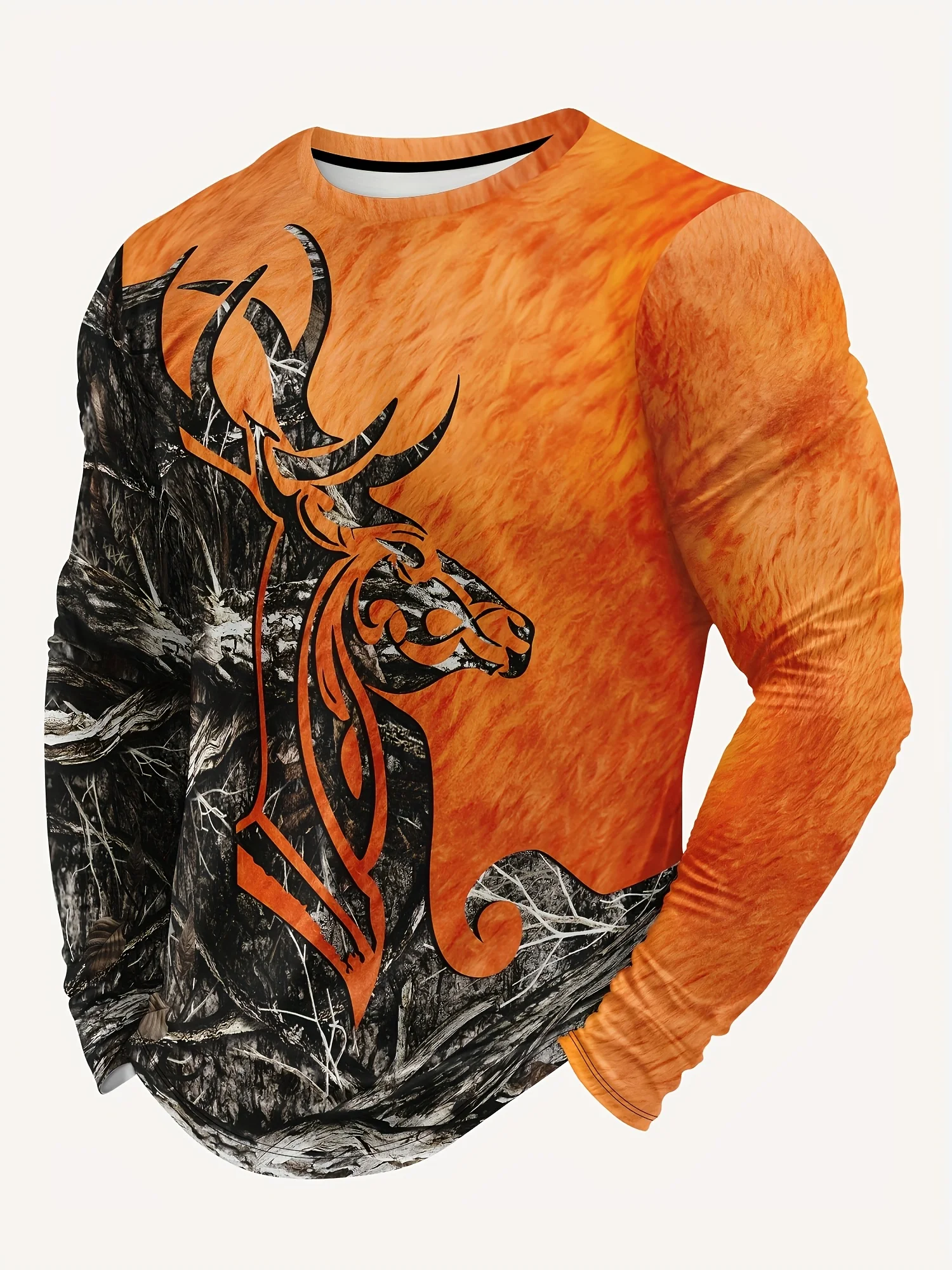 3D Print Vintage T-Shirts For Men Clothing Round Neck Tops Long Sleeve Shirts 3D Print Vintage T-Shirts For Men Clothing Round Neck Tops Long Sleeve Shirts