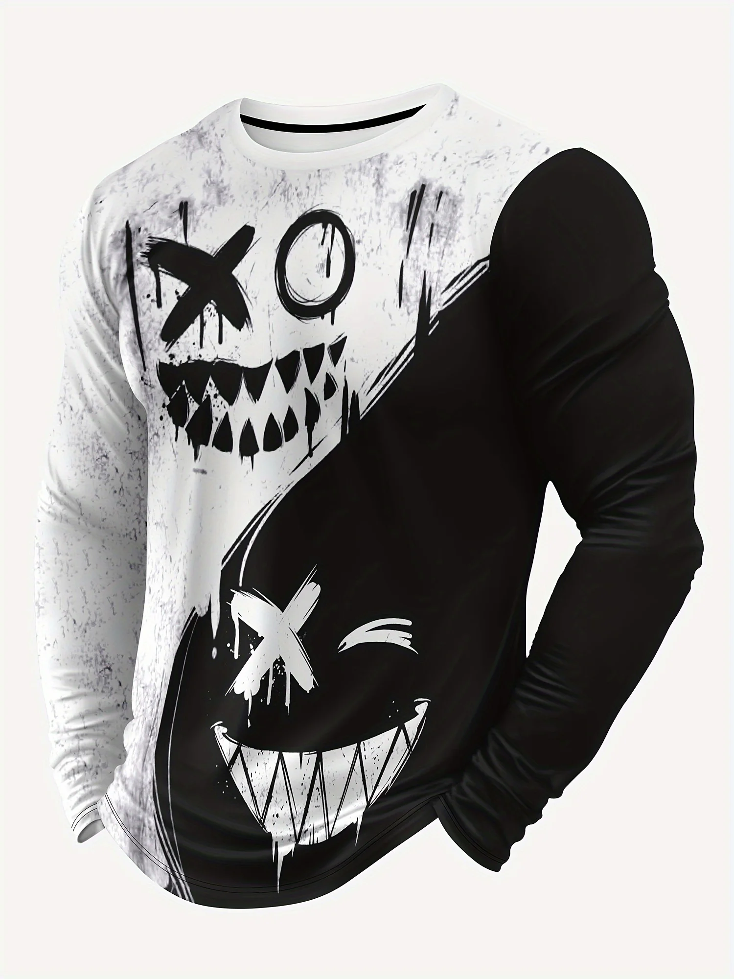 3D Print Vintage T-Shirts For Men Clothing Round Neck Tops Long Sleeve Shirts 3D Print Vintage T-Shirts For Men Clothing Round Neck Tops Long Sleeve Shirts