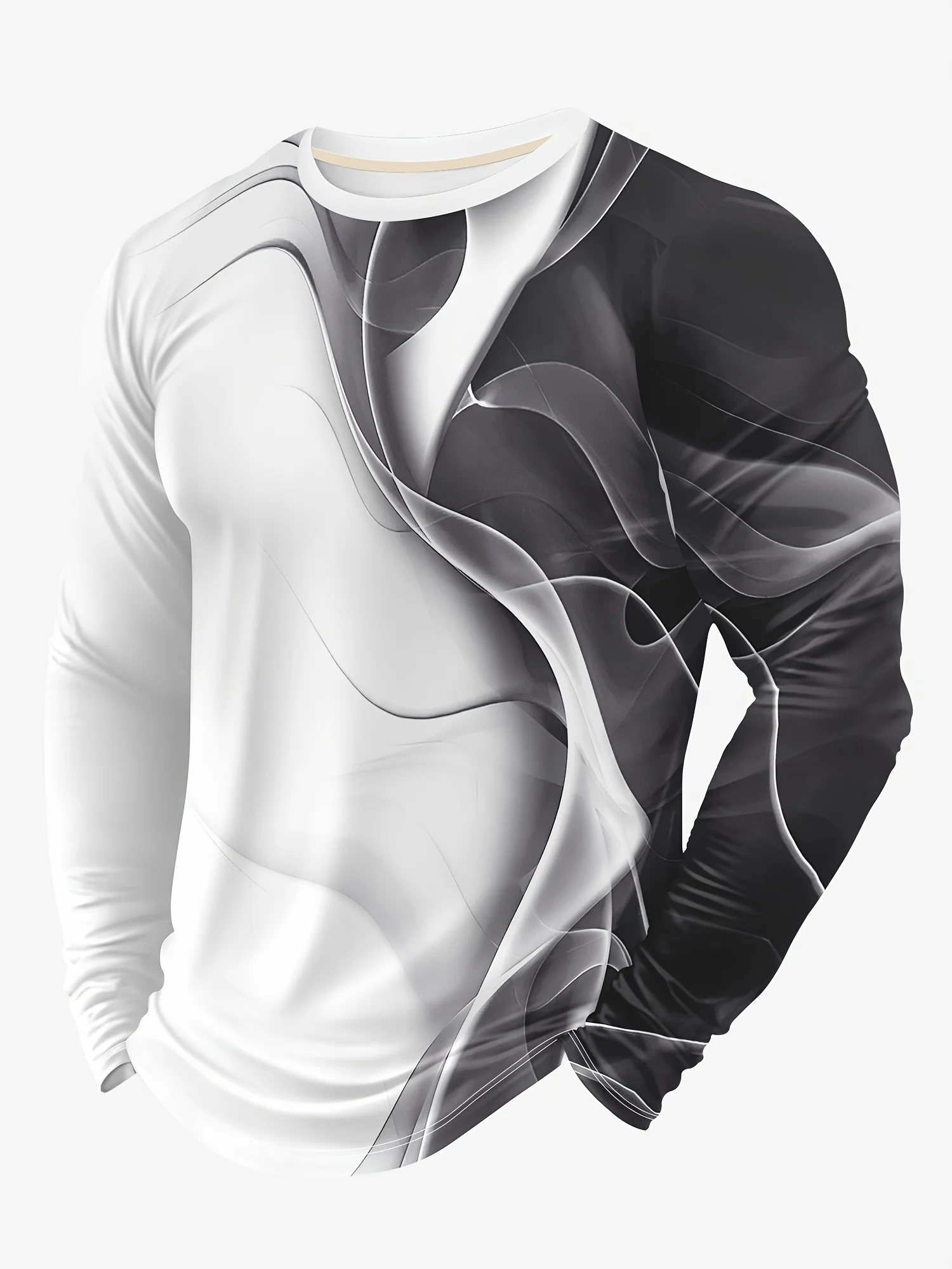3D Print Vintage T-Shirts For Men Clothing Round Neck Tops Long Sleeve Shirts 3D Print Vintage T-Shirts For Men Clothing Round Neck Tops Long Sleeve Shirts