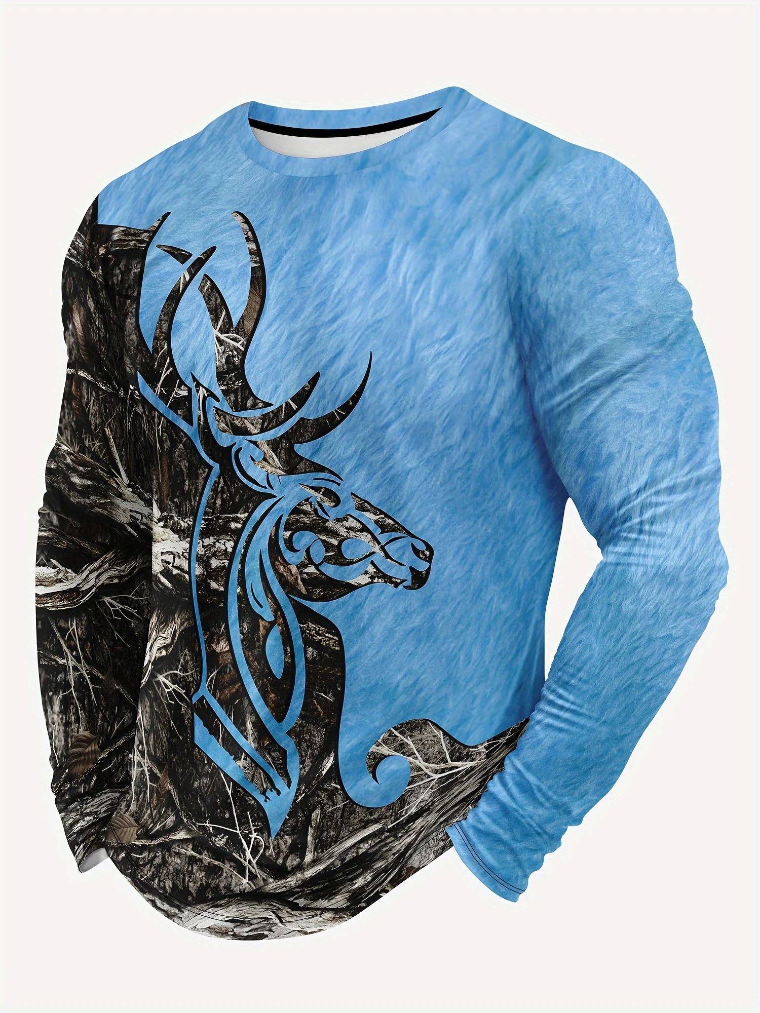 3D Print Vintage T-Shirts For Men Clothing Round Neck Tops Long Sleeve Shirts 3D Print Vintage T-Shirts For Men Clothing Round Neck Tops Long Sleeve Shirts