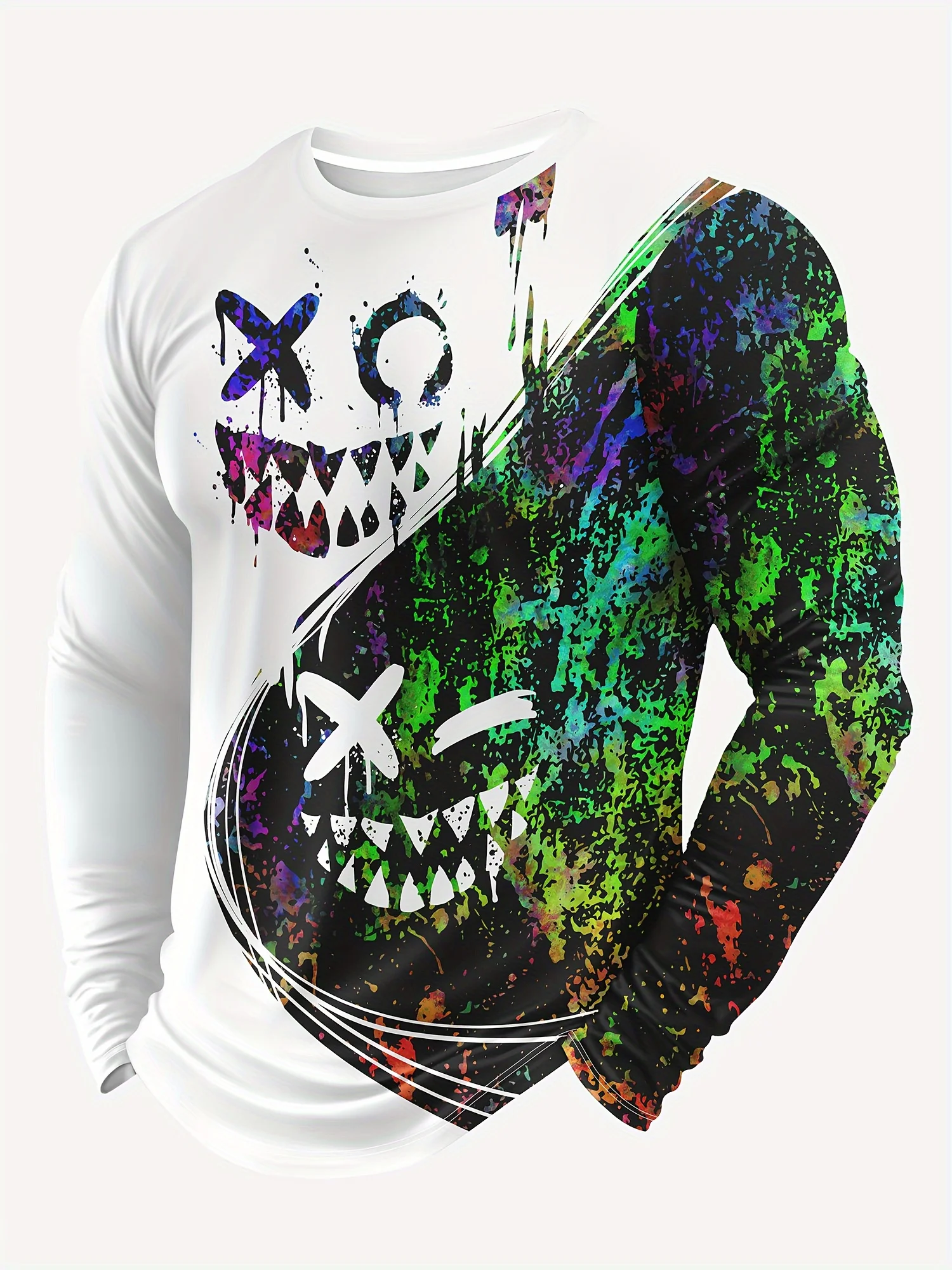 3D Print Vintage T-Shirts For Men Clothing Round Neck Tops Long Sleeve Shirts 3D Print Vintage T-Shirts For Men Clothing Round Neck Tops Long Sleeve Shirts