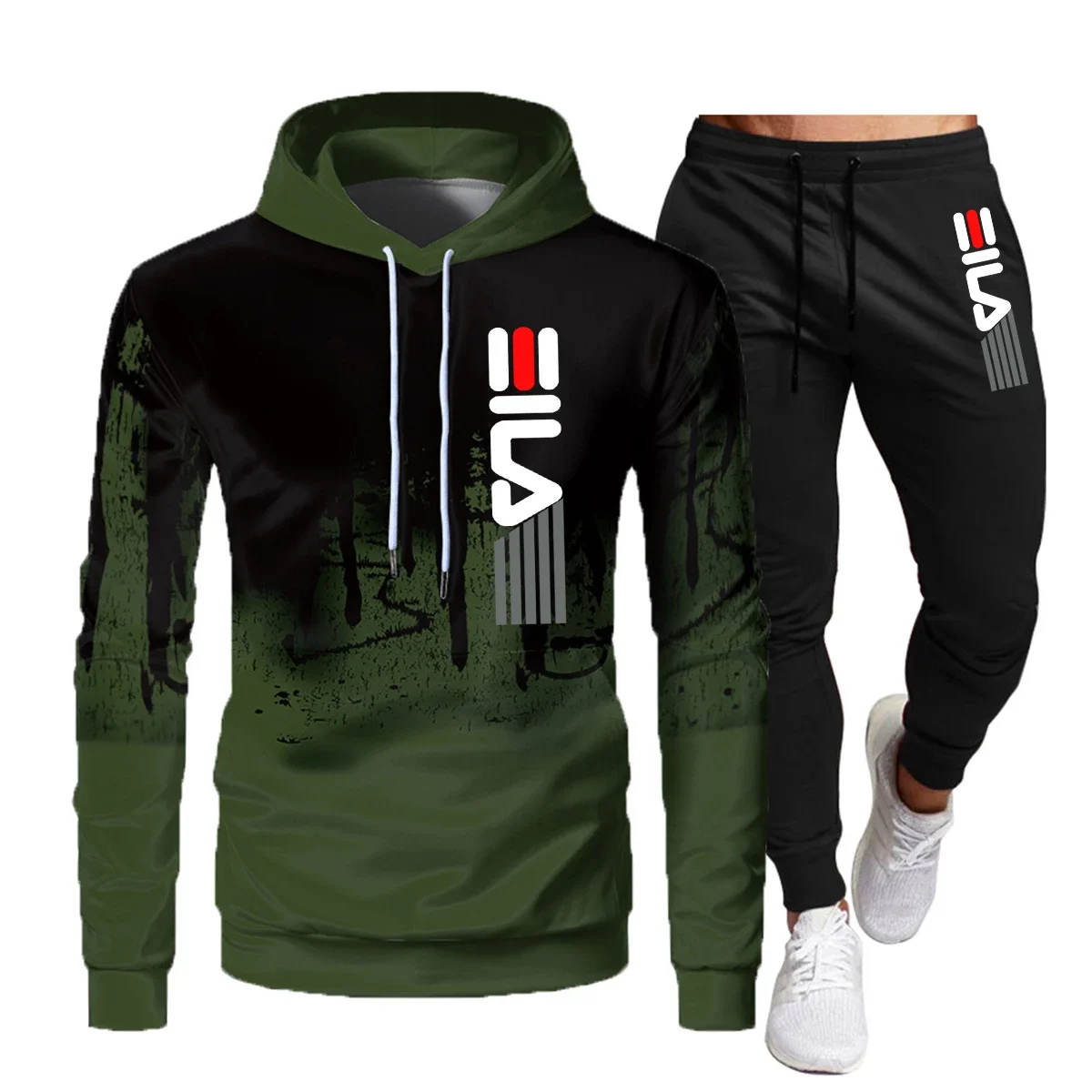 2025 Brand Hoodie Suit Men's Fashion Hoodie Brand Pants Casual Jogging Suit Sports Wear Sweatshirt