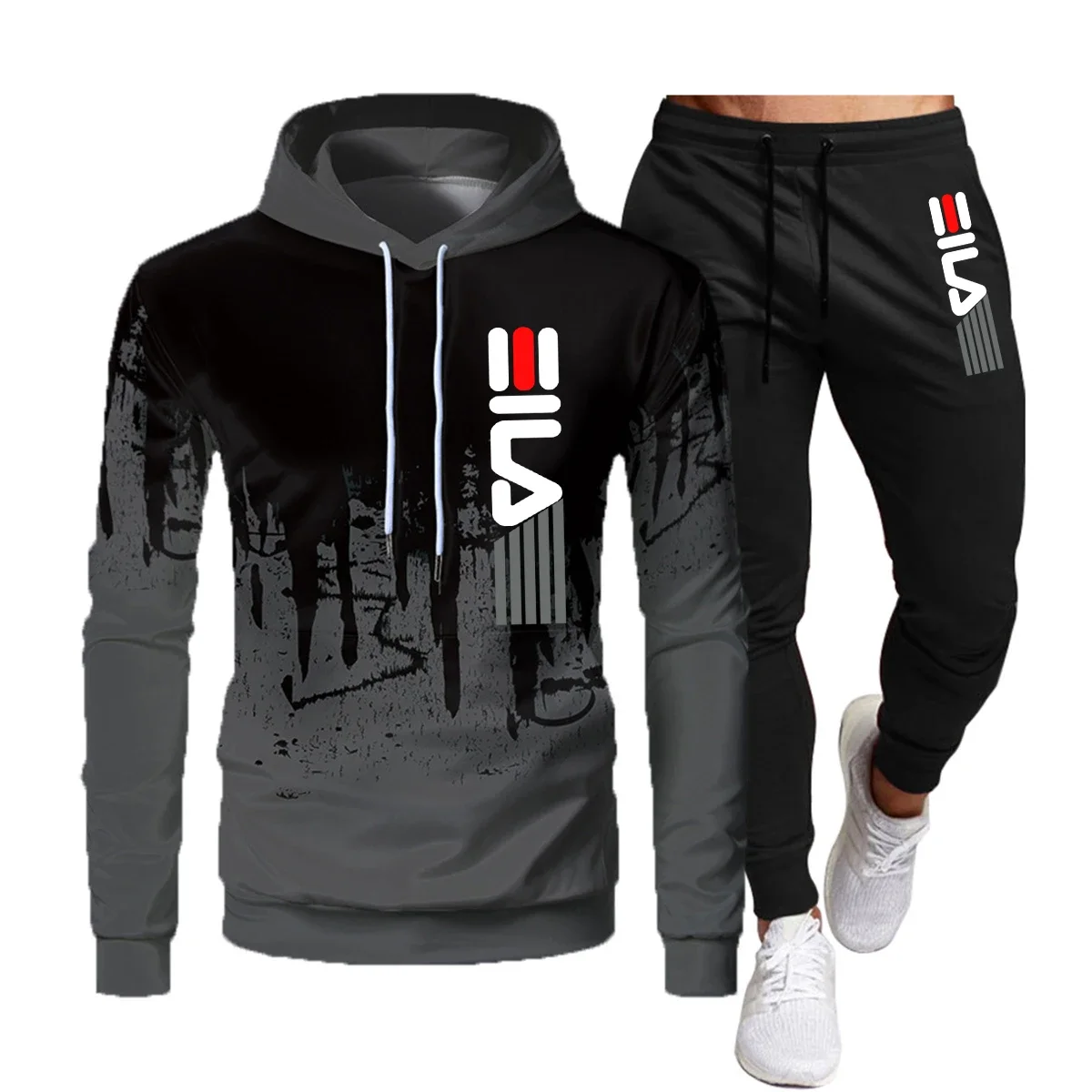 2025 Brand Hoodie Suit Men's Fashion Hoodie Brand Pants Casual Jogging Suit Sports Wear Sweatshirt