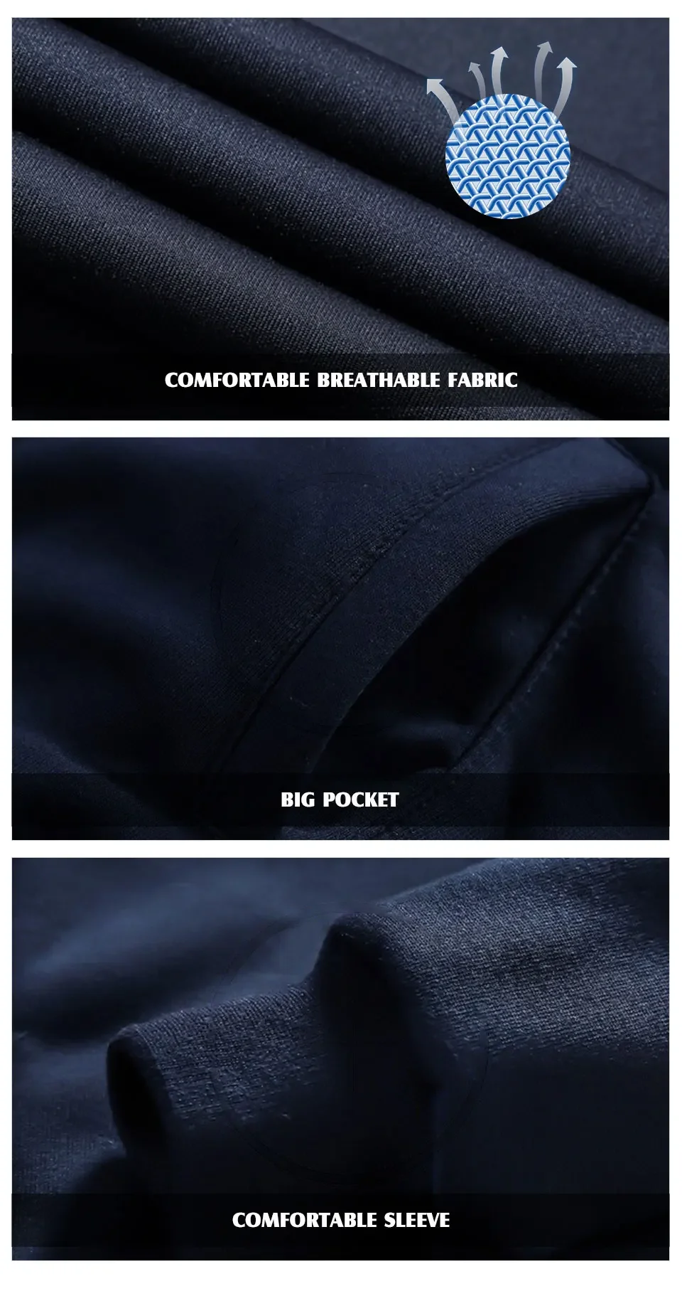 2025 New Men's Tracksuit Fleece Jacket and Sweatpants 2 Piece Set Spring Men Sweatsuit