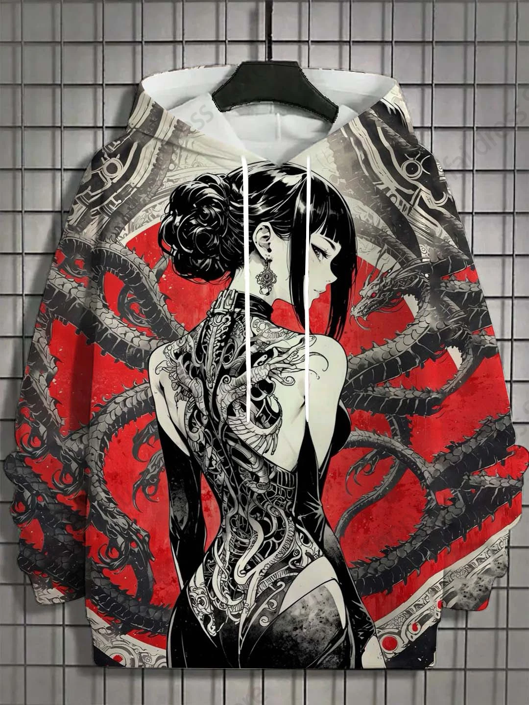 Japanese Anime Beauty 3d Print Graphic Hoodies Men Fashion Oversized Hoodies Boy Coat Women Sweat Moletom