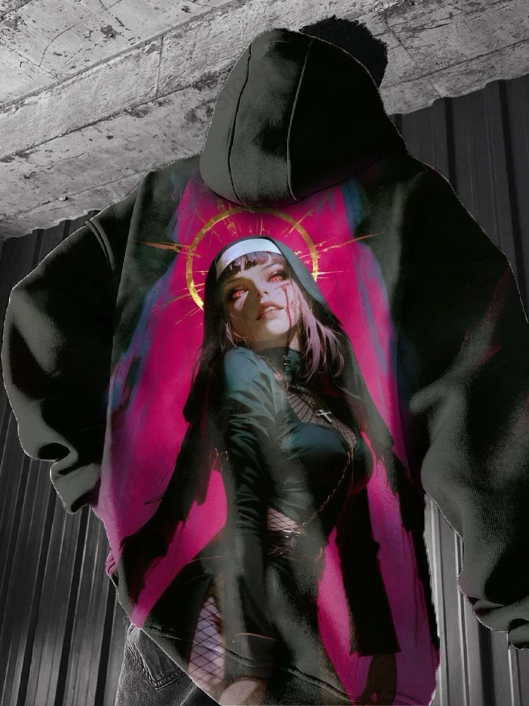 Japanese Anime Beauty 3d Print Graphic Hoodies Men Fashion Oversized Hoodies Boy Coat Women Sweat Moletom