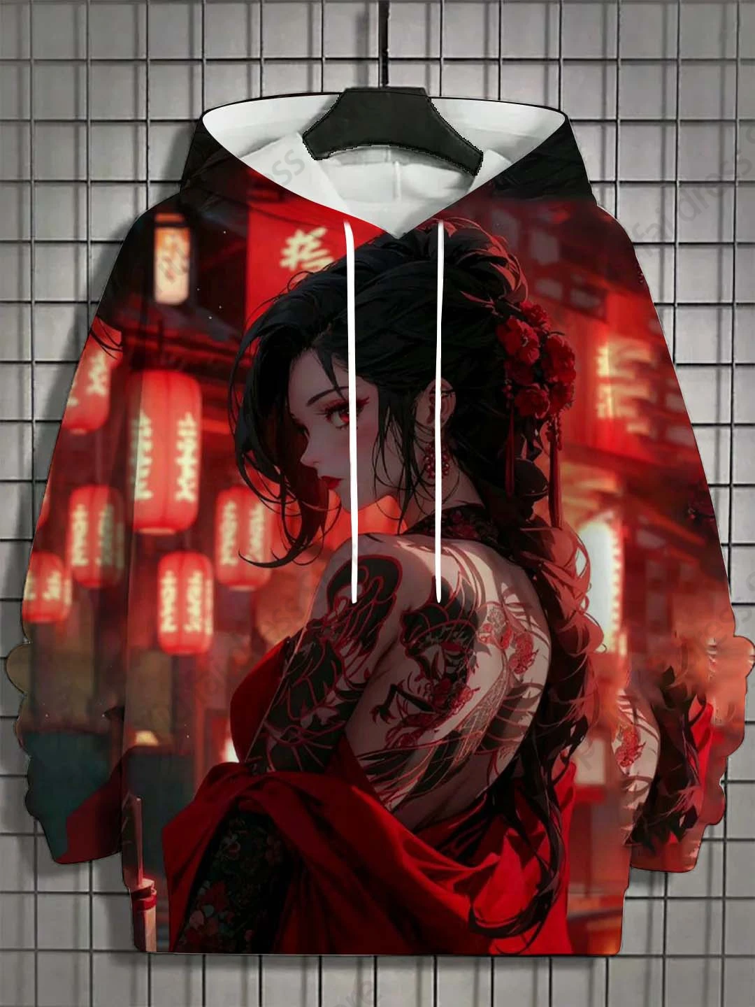 Japanese Anime Beauty 3d Print Graphic Hoodies Men Fashion Oversized Hoodies Boy Coat Women Sweat Moletom