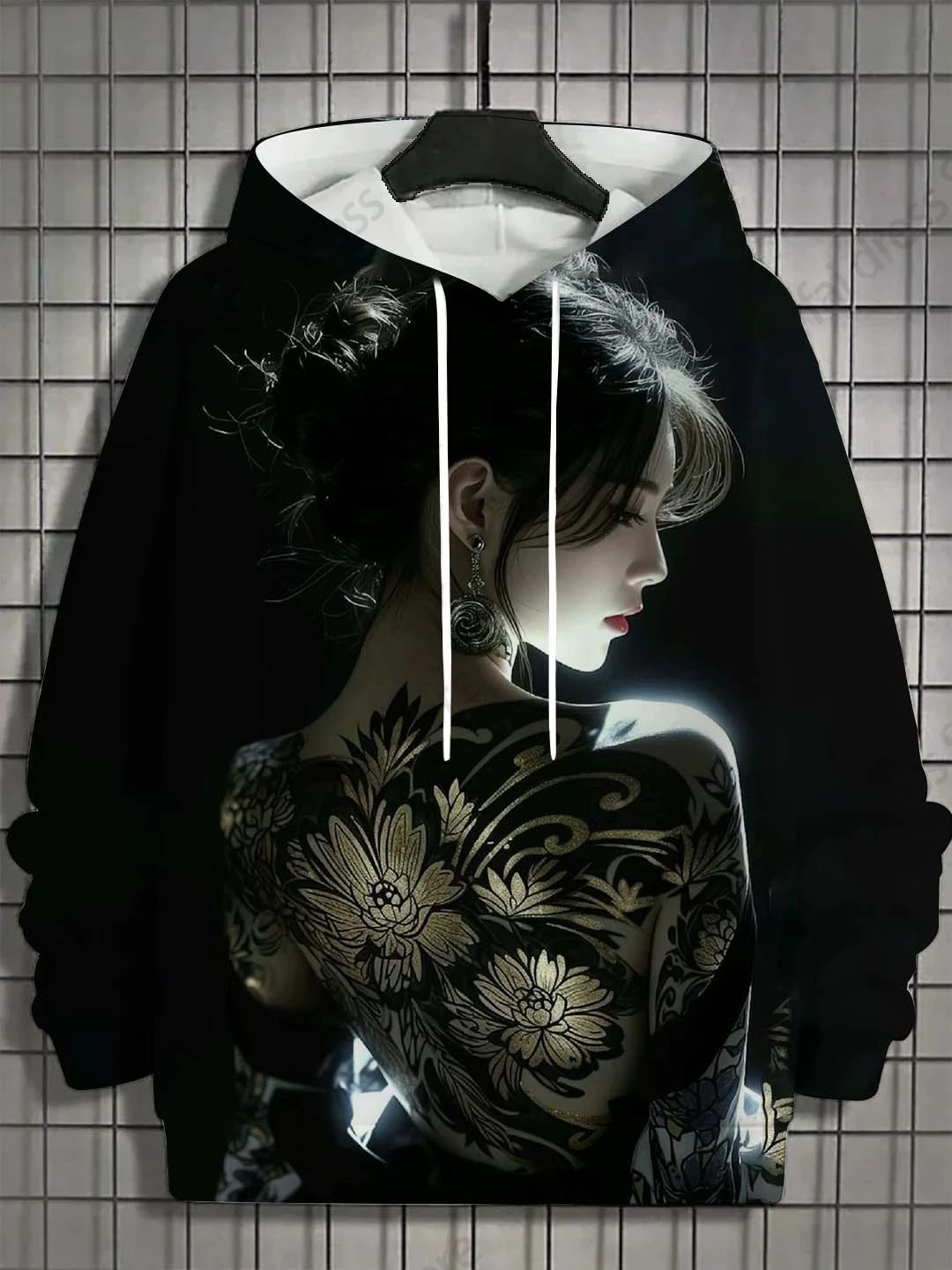 Japanese Anime Beauty 3d Print Graphic Hoodies Men Fashion Oversized Hoodies Boy Coat Women Sweat Moletom