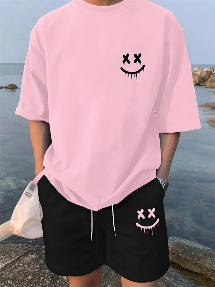 2025 Men's Summer Shorts & Tee Set - Casual Streetwear