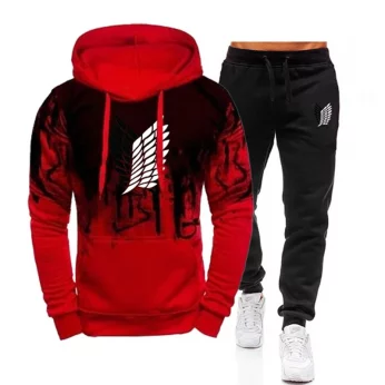 Men's 2-Piece Tracksuit Set - Hoodie & Sweatpants (Autumn/Winter)