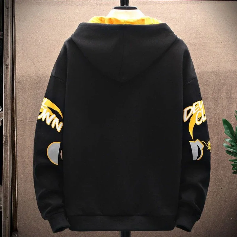 Men's Anime Hoodie - Pastel Color Manga Sweatshirt with Hip Hop Streetwear Style, Aesthetic Emo Design - Image 6
