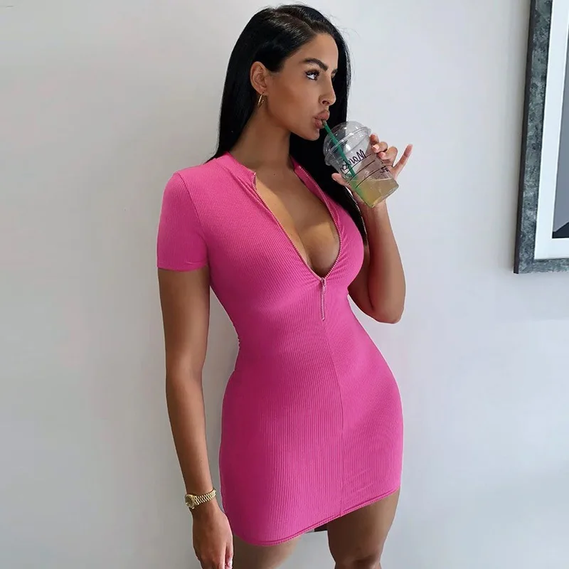 2025 New Cross Women - Sexy Wrap Hip Skirt Short Sleeve Zipper miniskirt 2025 New Cross Women - Sexy Wrap Hip Skirt Short Sleeve Zipper miniskirt